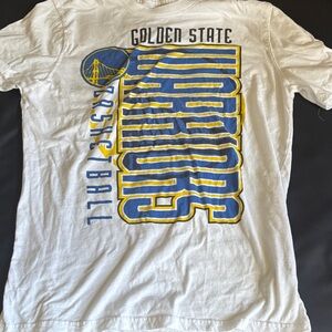 NBA Golden State Warriors White and Blue Tee
